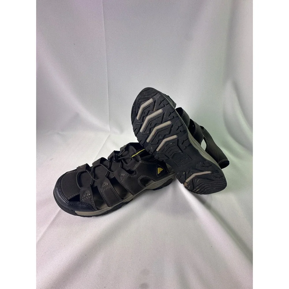 Ozark Trail Mens‎ Brown Strappy Sandals Size 10 Adjustable Outdoor Hiking
